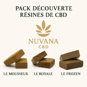NuvanaCBD pack decouverte resines de cbd premium